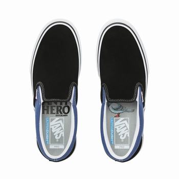 Panske Tenisky Vans X Anti Hero Slip-On Pro Čierne VA42GKJRC